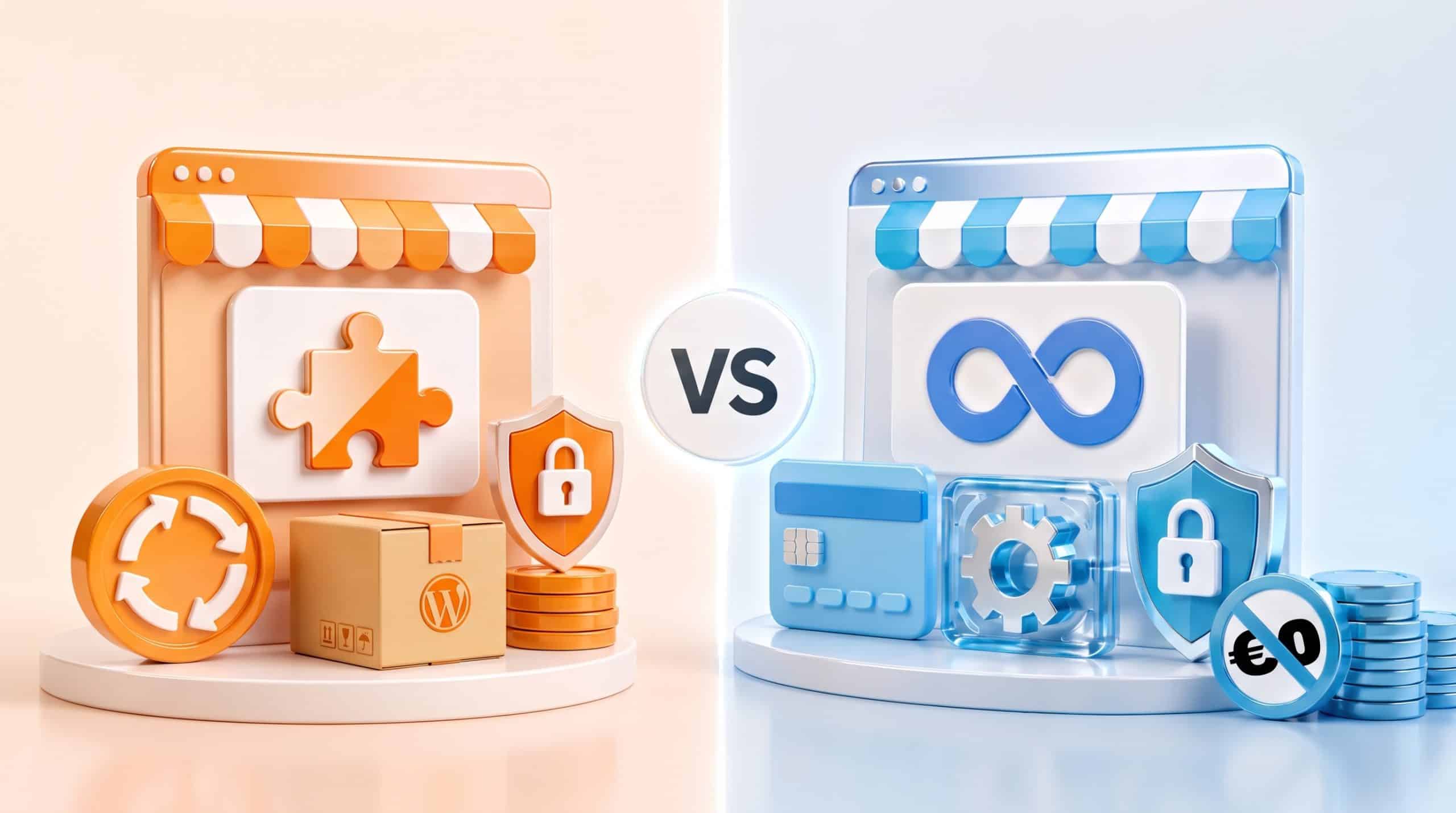 Comparison of WP Swings Subscriptions for WooCommerce and Autoocharge, showing WordPress-native and Stripe-powered subscription models.